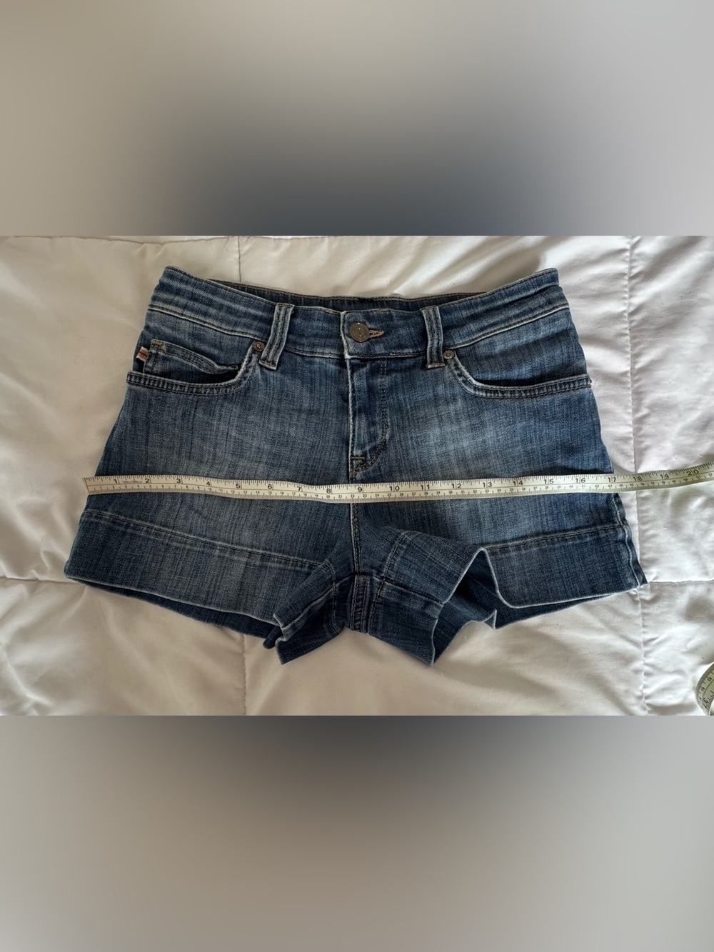 Burberry Dark Blue Denim Women's Shorts - Picture 12 of 12